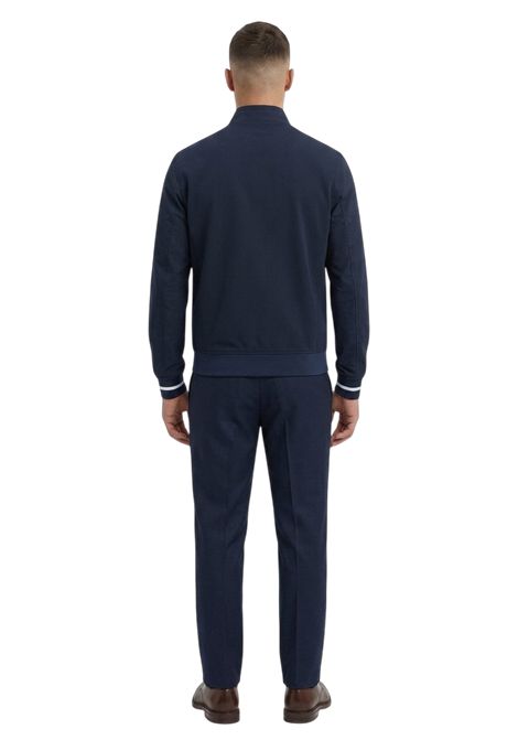 Blouson Emporio Armani in Double Jersey con Collo Bomber e Patch Aquila EMPORIO ARMANI | Giubbotti | E9.3Z1BL5.1NFMZ00300